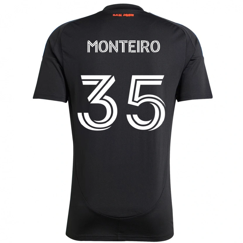 Danxen Homme Maillot Jamiro Monteiro #35 Blanc Rouge Tenues Domicile 2025/26 T-Shirt