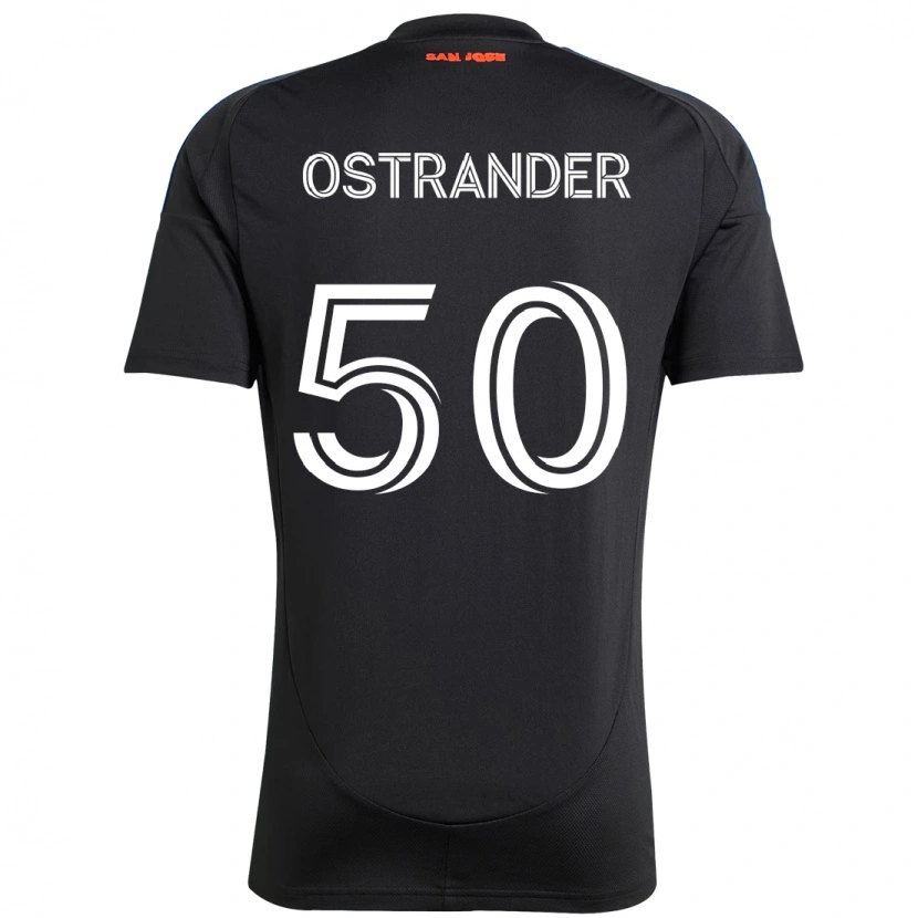 Danxen Homme Maillot William Ostrander #50 Blanc Rouge Tenues Domicile 2025/26 T-Shirt
