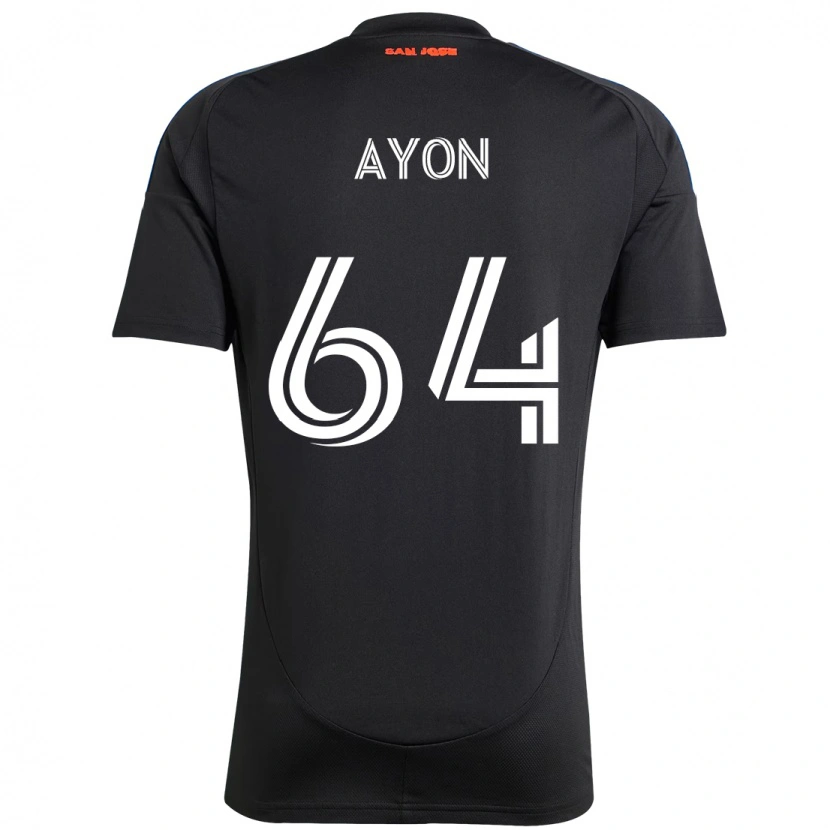 Danxen Homme Maillot Jerry Ayon #64 Noir Bleu Foncé Tenues Domicile 2025/26 T-Shirt