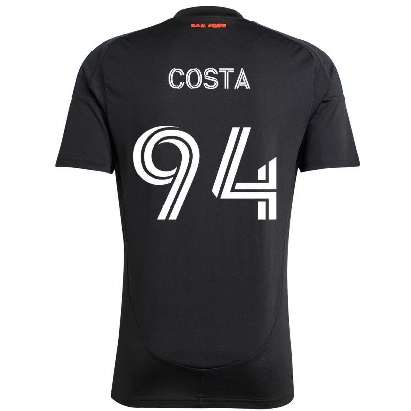 Danxen Homme Maillot Vítor Costa #94 Noir Bleu Foncé Tenues Domicile 2025/26 T-Shirt