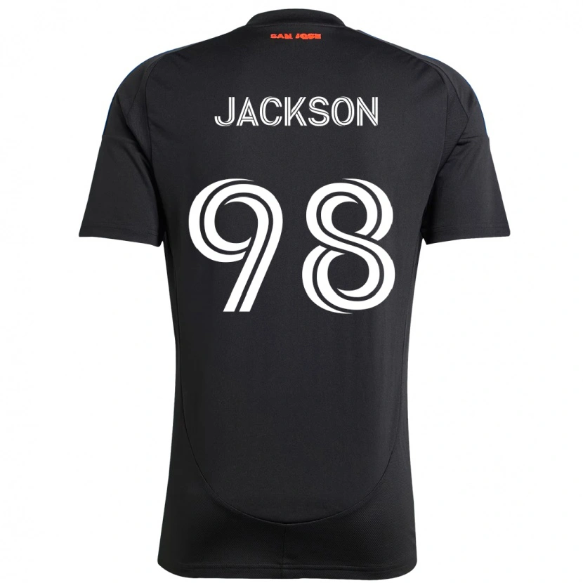 Danxen Homme Maillot Jacob Jackson #98 Noir Bleu Foncé Tenues Domicile 2025/26 T-Shirt