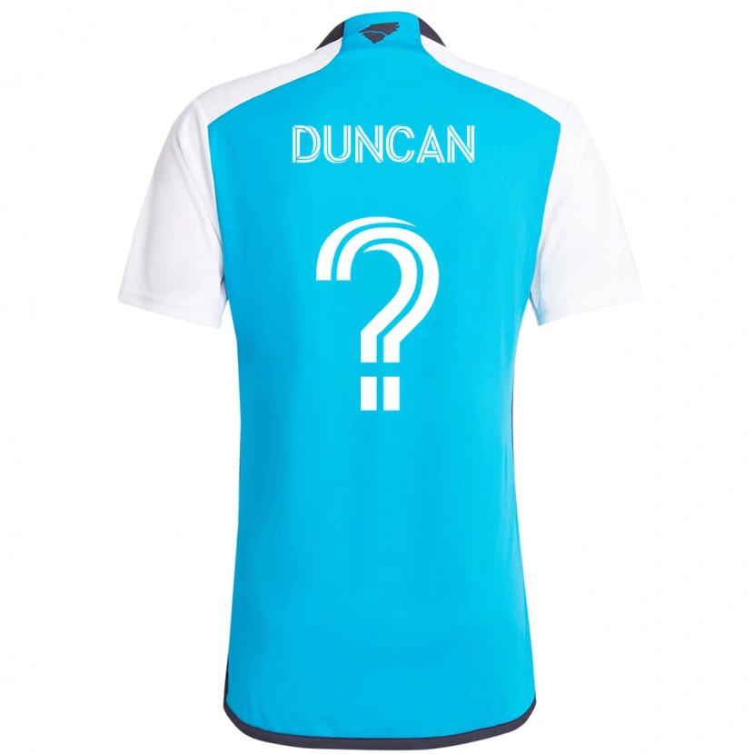 Danxen Homme Maillot Samuel Duncan #0 Noir Blanc Tenues Domicile 2025/26 T-Shirt