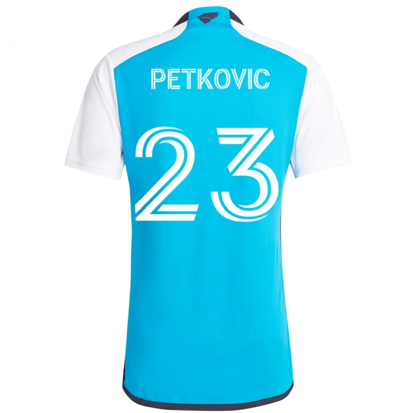 Danxen Homme Maillot Nikola Petkovic #23 Noir Blanc Tenues Domicile 2025/26 T-Shirt