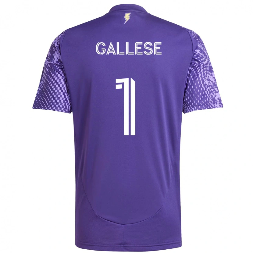 Danxen Homme Maillot Pedro Gallese #1 Blanc Violet Tenues Domicile 2025/26 T-Shirt