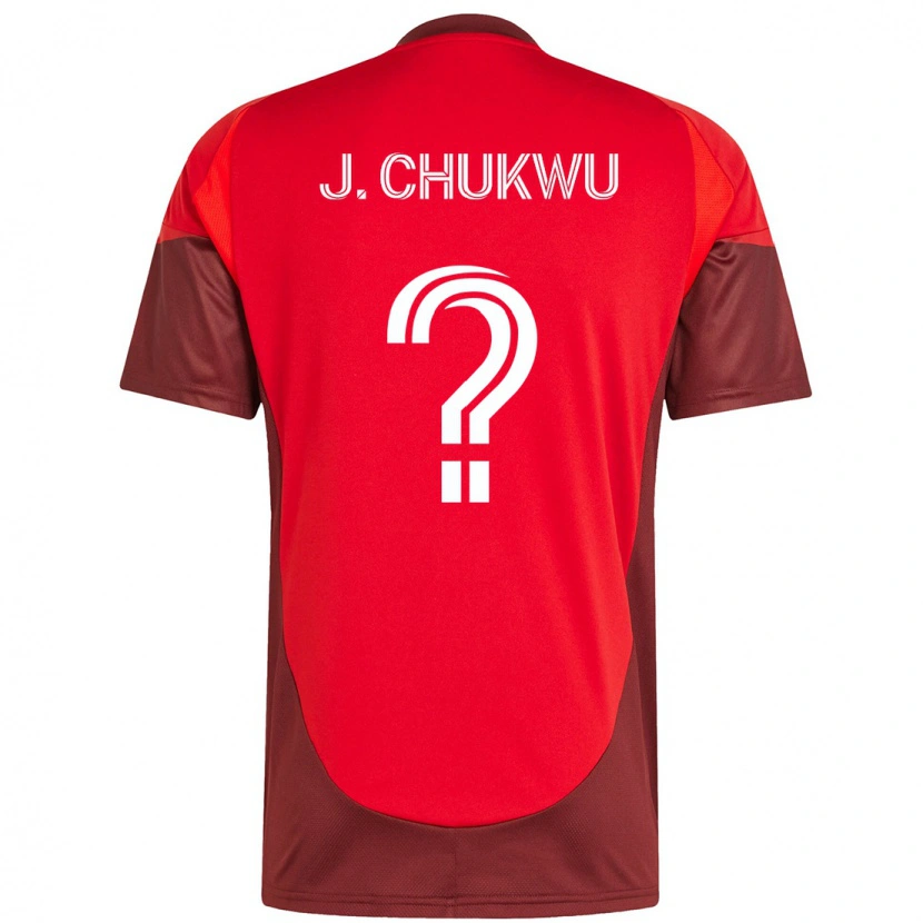 Danxen Homme Maillot Joses Chukwu #0 Blanc Rouge Tenues Domicile 2025/26 T-Shirt