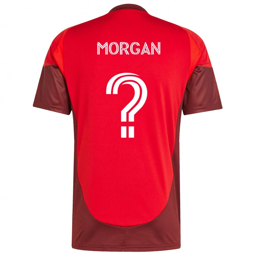 Danxen Homme Maillot Myles Morgan #0 Blanc Rouge Tenues Domicile 2025/26 T-Shirt