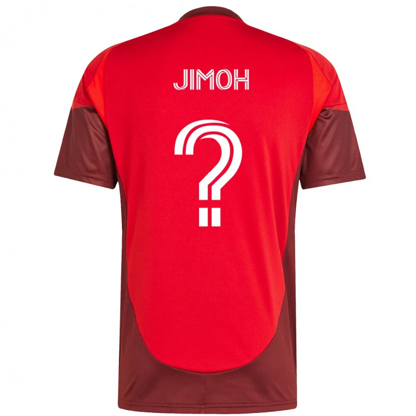 Danxen Homme Maillot Shola Jimoh #0 Blanc Rouge Tenues Domicile 2025/26 T-Shirt