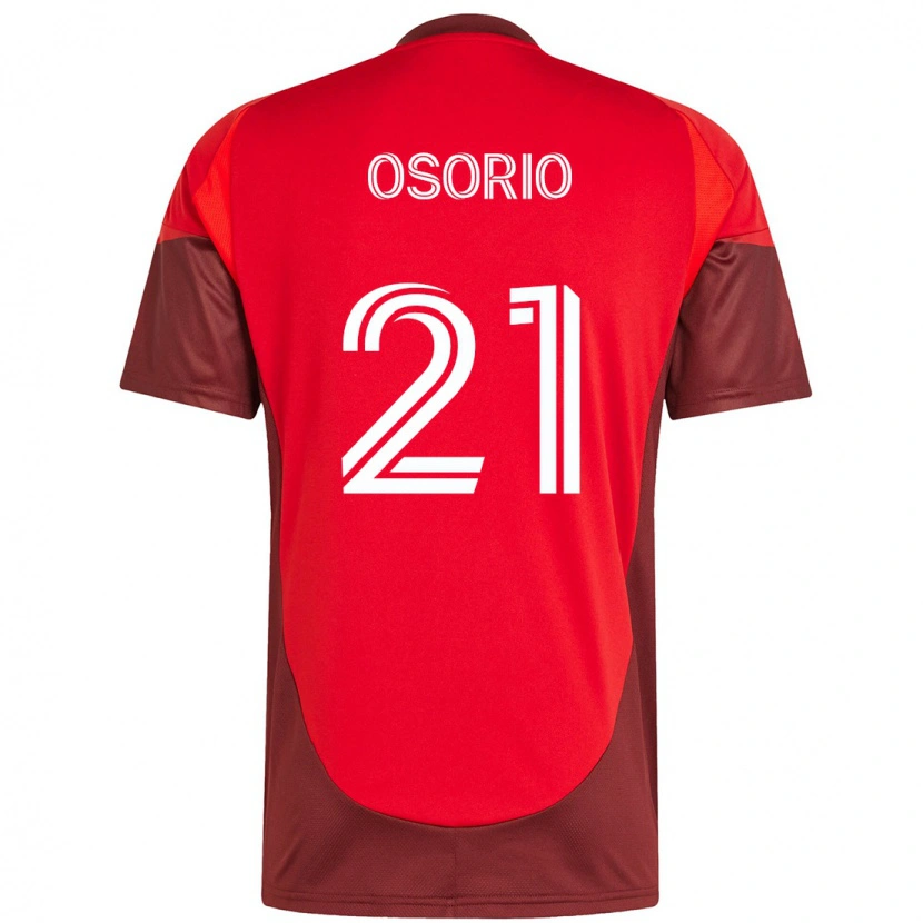Danxen Homme Maillot Jonathan Osorio #21 Blanc Rouge Tenues Domicile 2025/26 T-Shirt