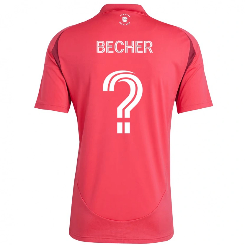 Danxen Homme Maillot Ryan Becher #0 Blanc Magenta Tenues Domicile 2025/26 T-Shirt