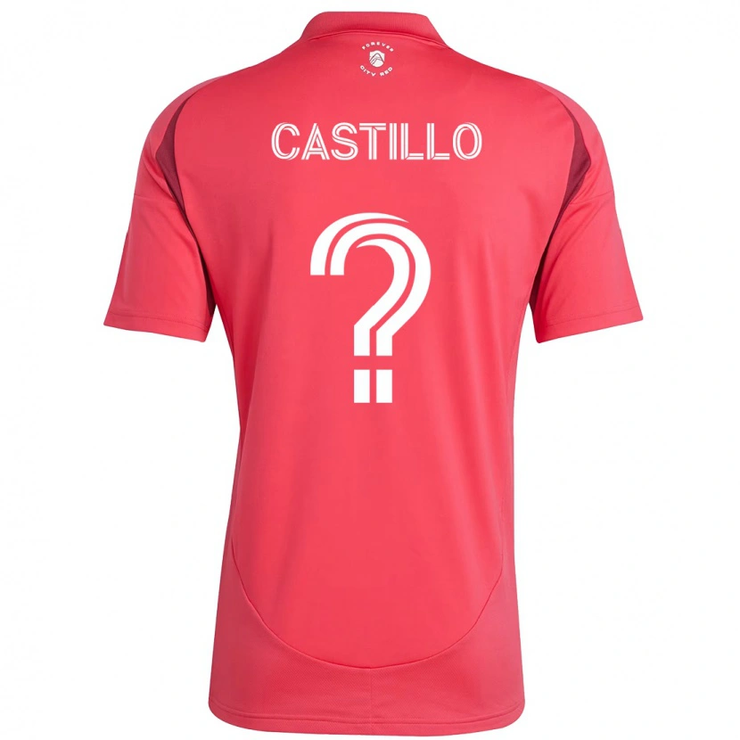 Danxen Homme Maillot Jayson Castillo #0 Blanc Magenta Tenues Domicile 2025/26 T-Shirt