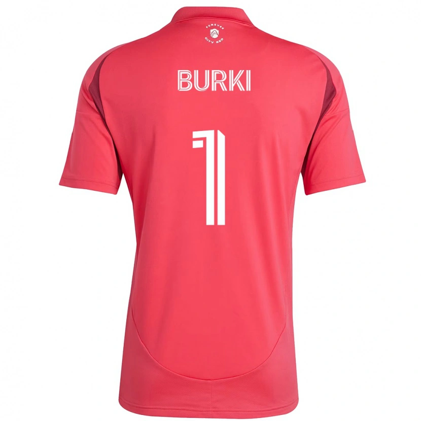 Danxen Homme Maillot Roman Bürki #1 Magenta Blanc Tenues Domicile 2025/26 T-Shirt