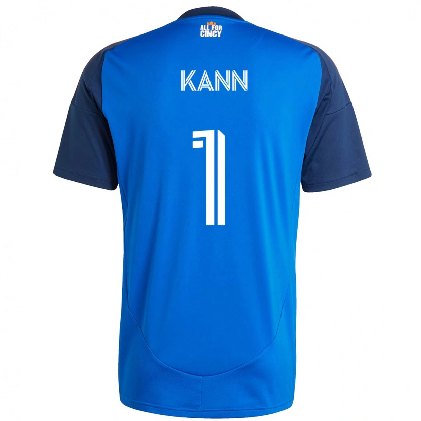 Danxen Homme Maillot Alec Kann #1 Blanc Bleu Orange Tenues Domicile 2025/26 T-Shirt