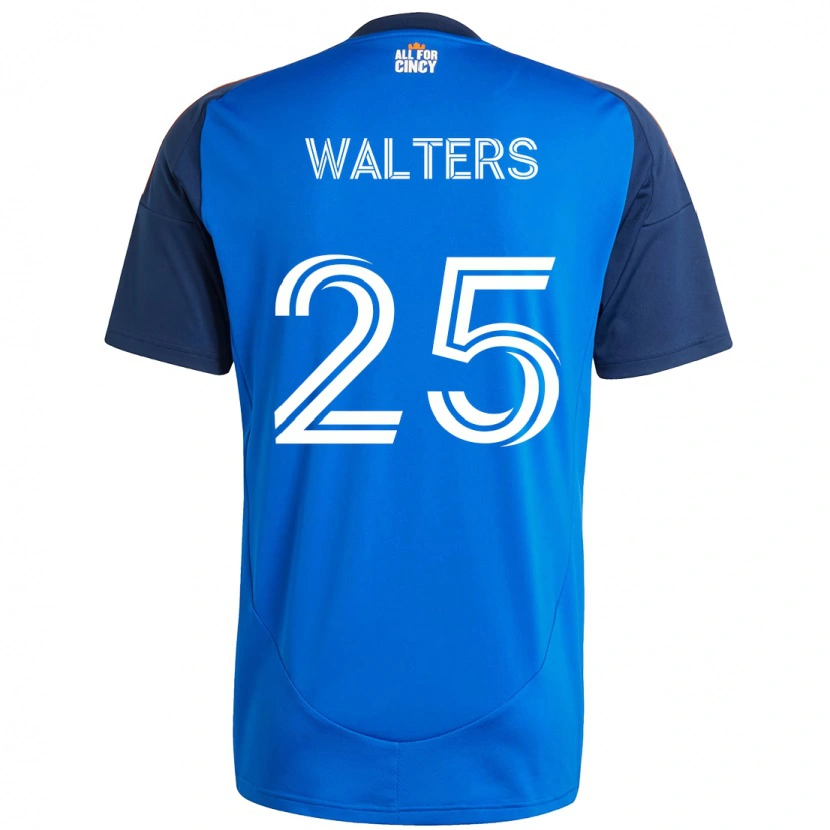 Danxen Homme Maillot Paul Walters #25 Blanc Bleu Orange Tenues Domicile 2025/26 T-Shirt