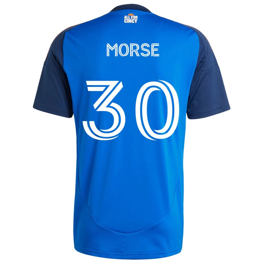 Danxen Homme Maillot Hunter Morse #30 Blanc Bleu Orange Tenues Domicile 2025/26 T-Shirt