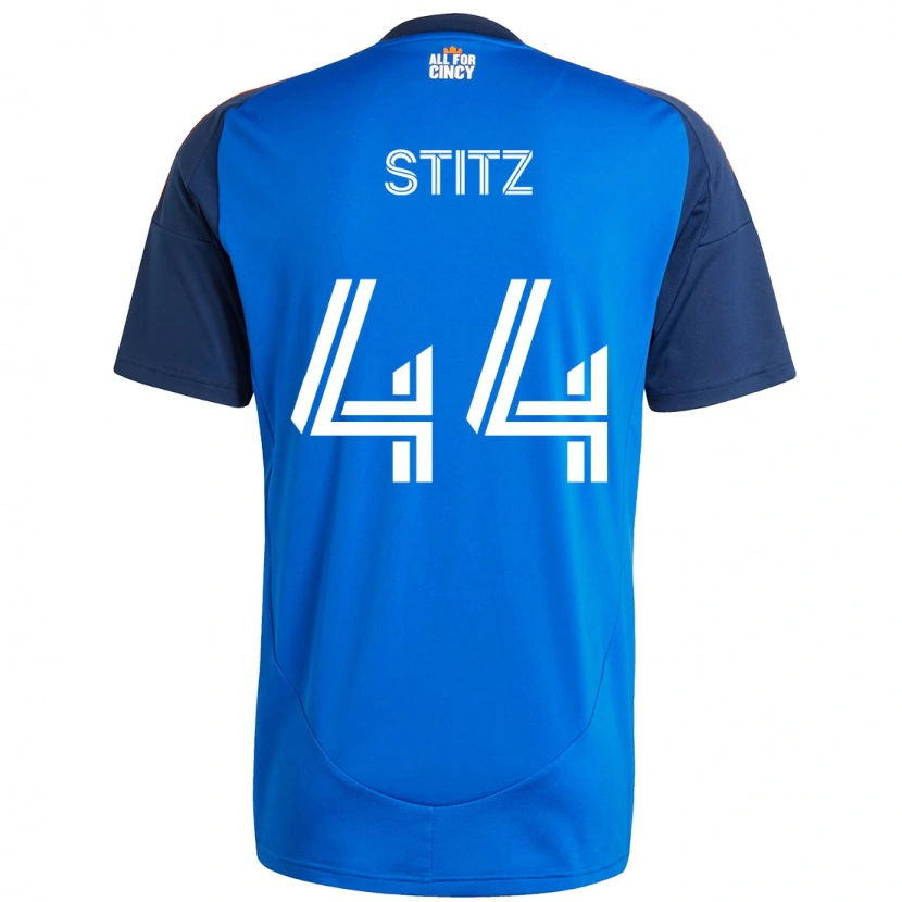 Danxen Homme Maillot Ben Stitz #44 Blanc Bleu Orange Tenues Domicile 2025/26 T-Shirt