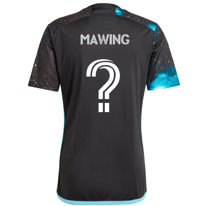 Danxen Homme Maillot Dominic Mawing #0 Bleu Ciel Tenues Domicile 2025/26 T-Shirt