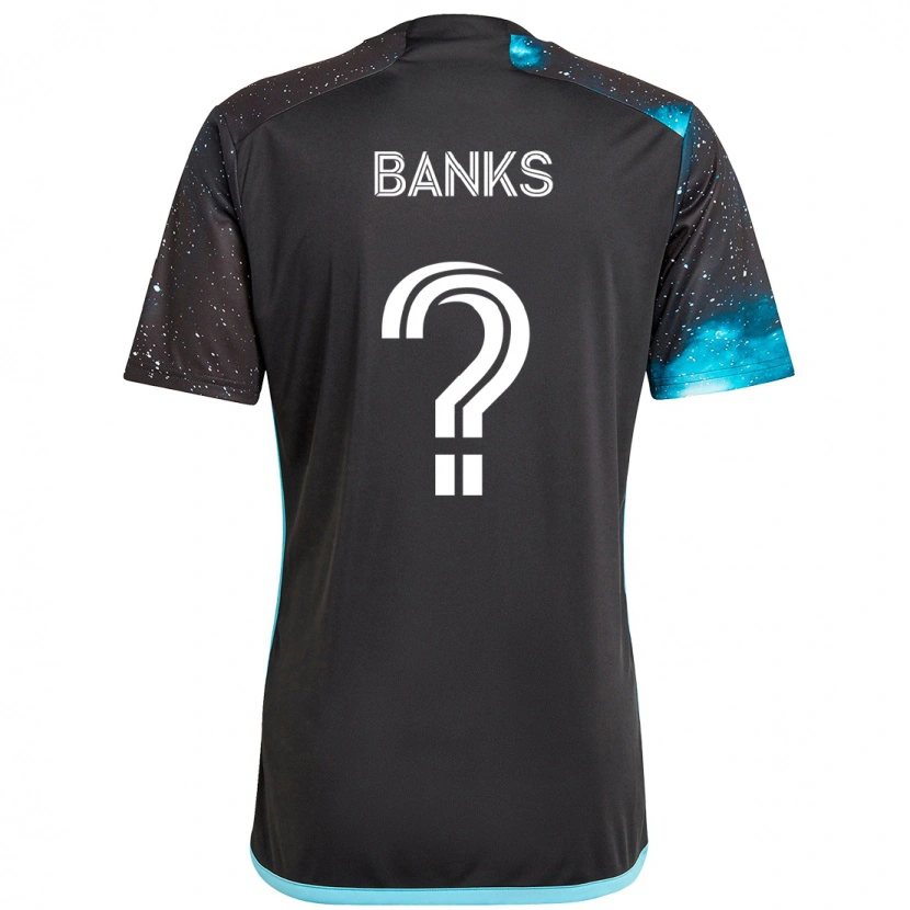 Danxen Homme Maillot Julian Banks #0 Bleu Ciel Tenues Domicile 2025/26 T-Shirt