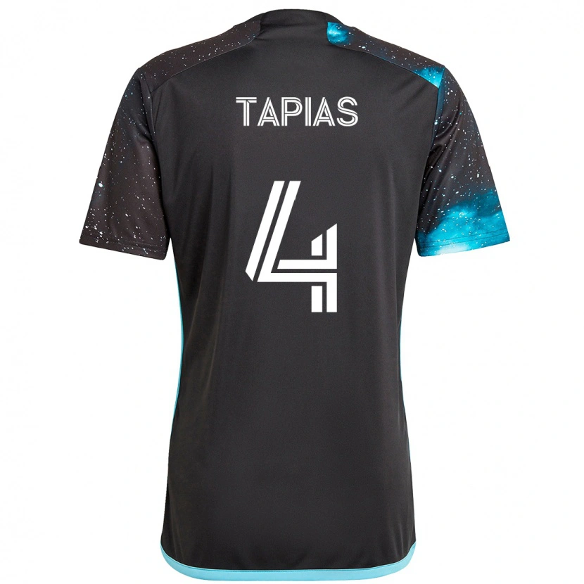 Danxen Homme Maillot Miguel Tapias #4 Bleu Ciel Tenues Domicile 2025/26 T-Shirt
