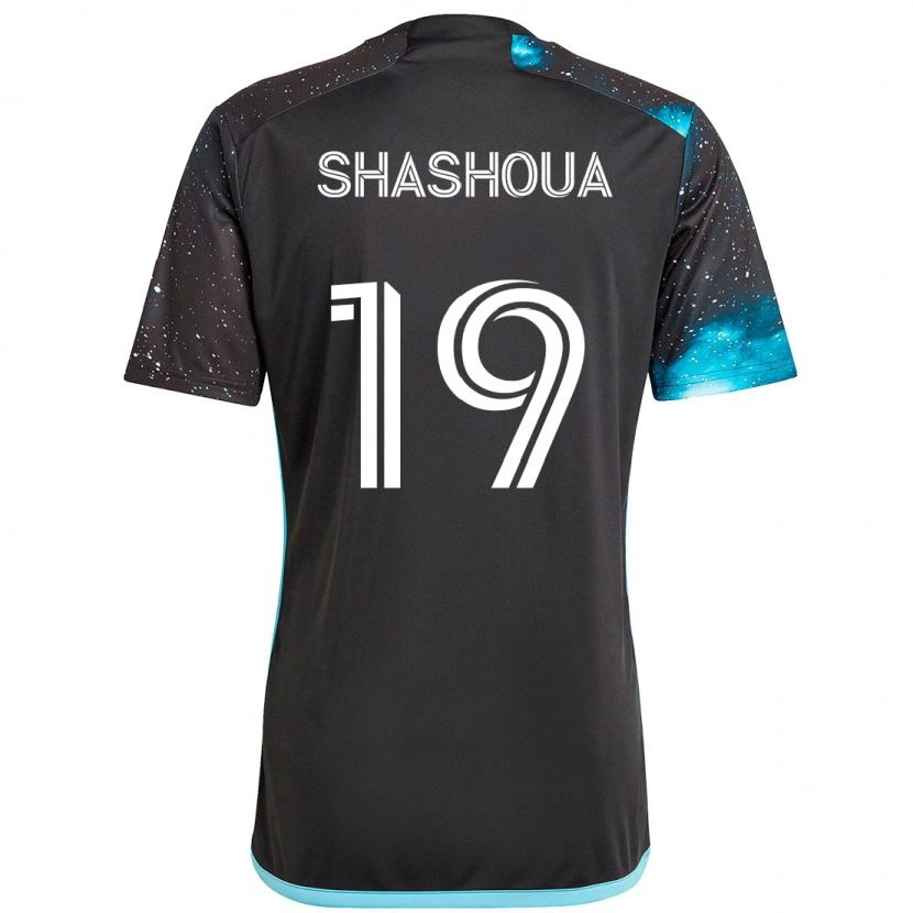 Danxen Homme Maillot Sam Shashoua #19 Bleu Ciel Tenues Domicile 2025/26 T-Shirt