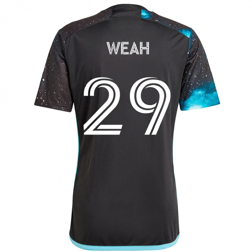 Danxen Homme Maillot Patrick Weah #29 Bleu Ciel Tenues Domicile 2025/26 T-Shirt