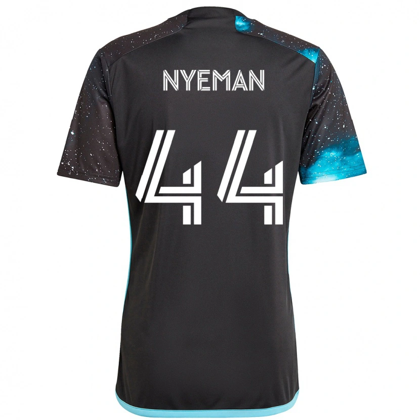 Danxen Homme Maillot Moses Nyeman #44 Bleu Ciel Tenues Domicile 2025/26 T-Shirt
