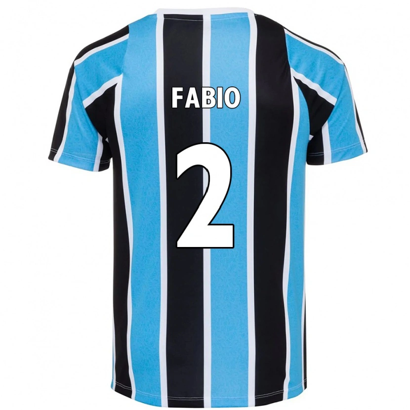 Danxen Homme Maillot Fábio #2 Bleu Noir Blanc Tenues Domicile 2025/26 T-Shirt