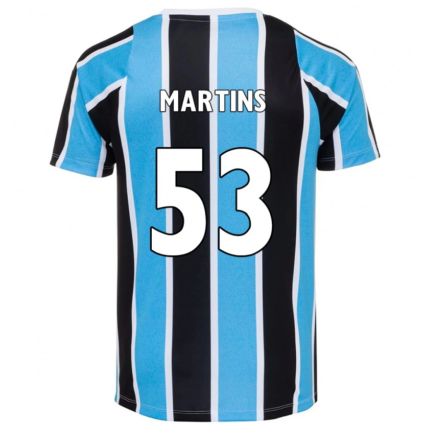 Danxen Homme Maillot Gustavo Martins #53 Bleu Noir Blanc Tenues Domicile 2025/26 T-Shirt