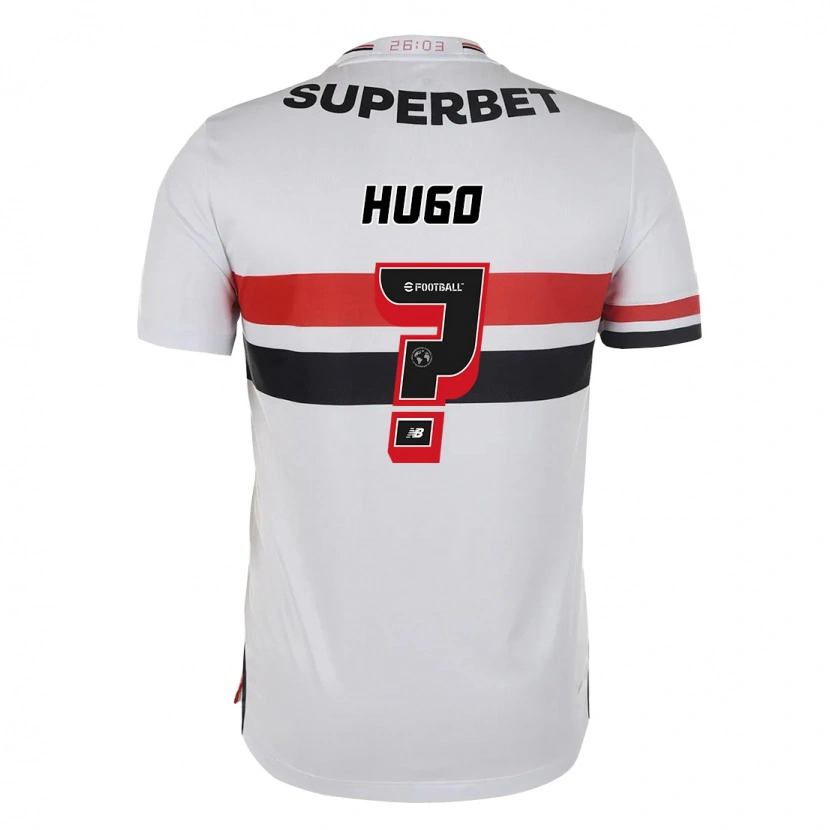 Danxen Homme Maillot Hugo #0 Rouge Noir Blanc Tenues Domicile 2025/26 T-Shirt