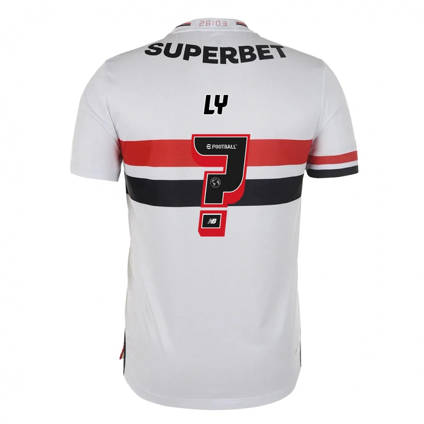 Danxen Homme Maillot Iba Ly #0 Rouge Noir Blanc Tenues Domicile 2025/26 T-Shirt