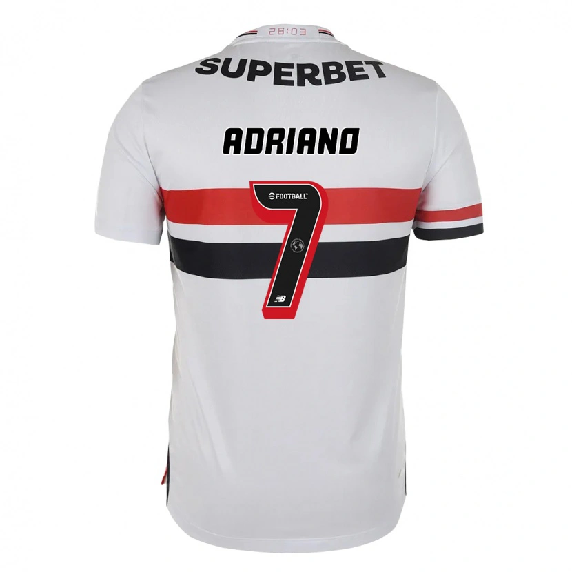 Danxen Homme Maillot João Adriano #7 Rouge Noir Blanc Tenues Domicile 2025/26 T-Shirt