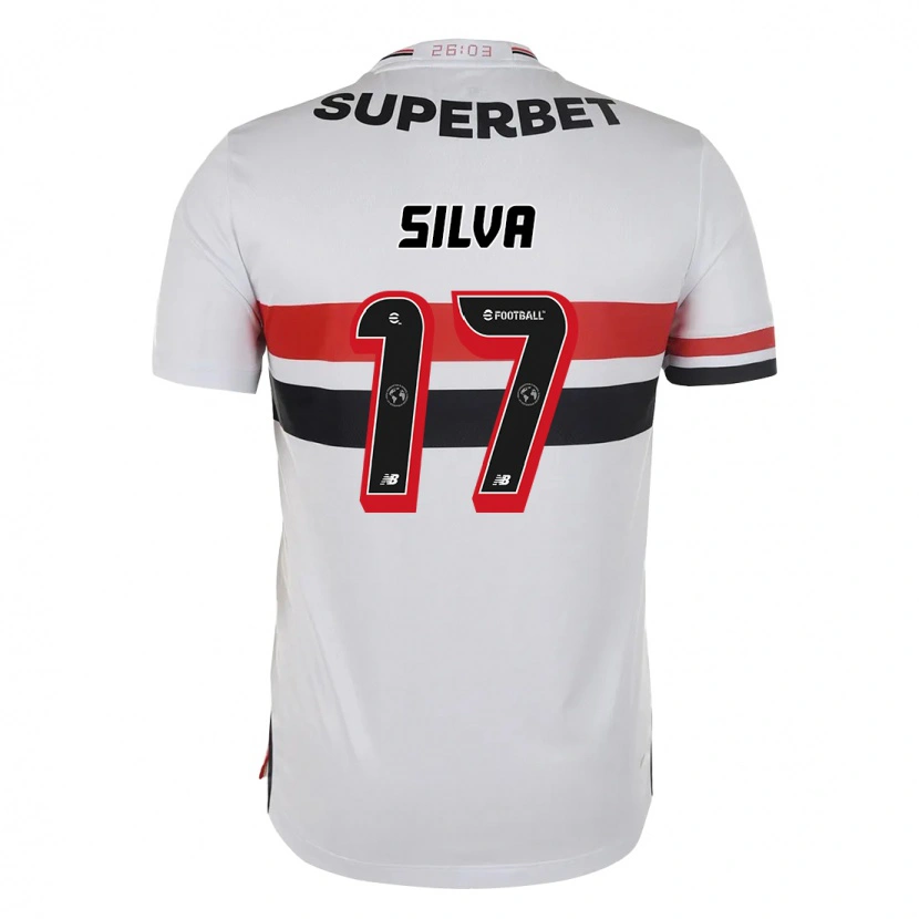 Danxen Homme Maillot André Silva #17 Rouge Noir Blanc Tenues Domicile 2025/26 T-Shirt