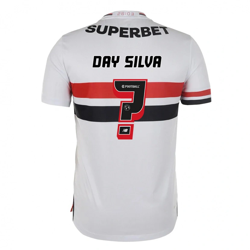 Danxen Homme Maillot Day Silva #0 Noir Rouge Tenues Domicile 2025/26 T-Shirt