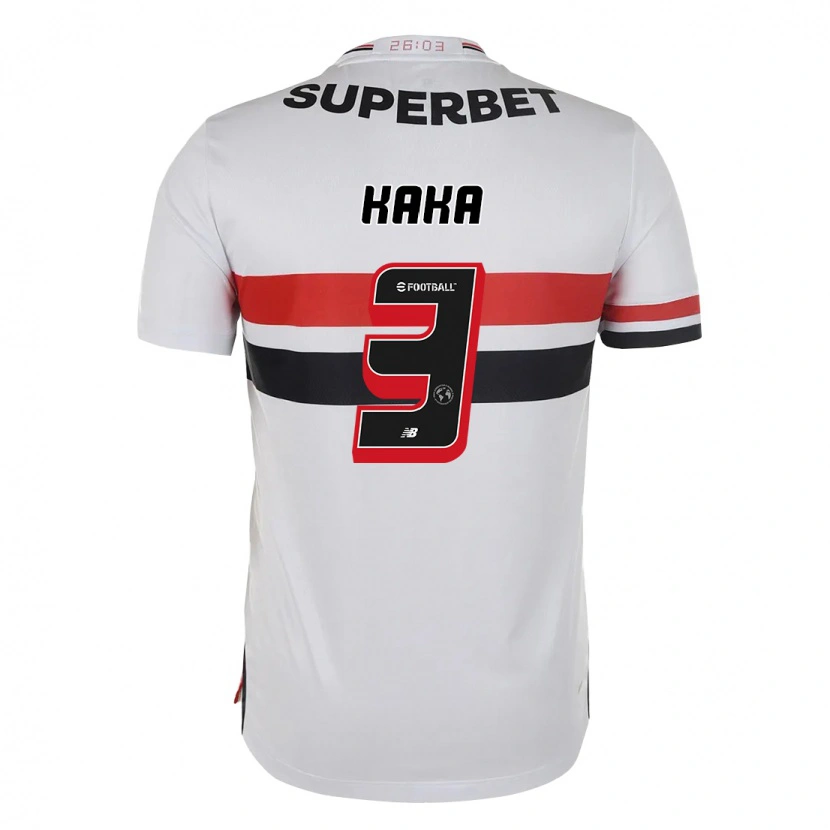 Danxen Homme Maillot Kaká #3 Rouge Noir Blanc Tenues Domicile 2025/26 T-Shirt