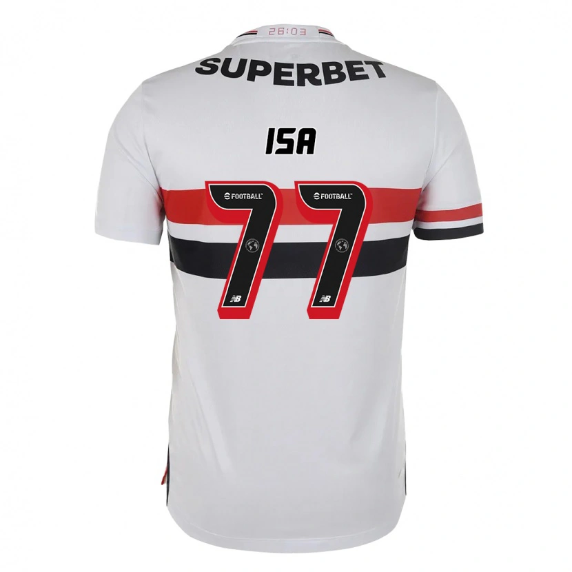 Danxen Homme Maillot Isa #77 Rouge Noir Blanc Tenues Domicile 2025/26 T-Shirt