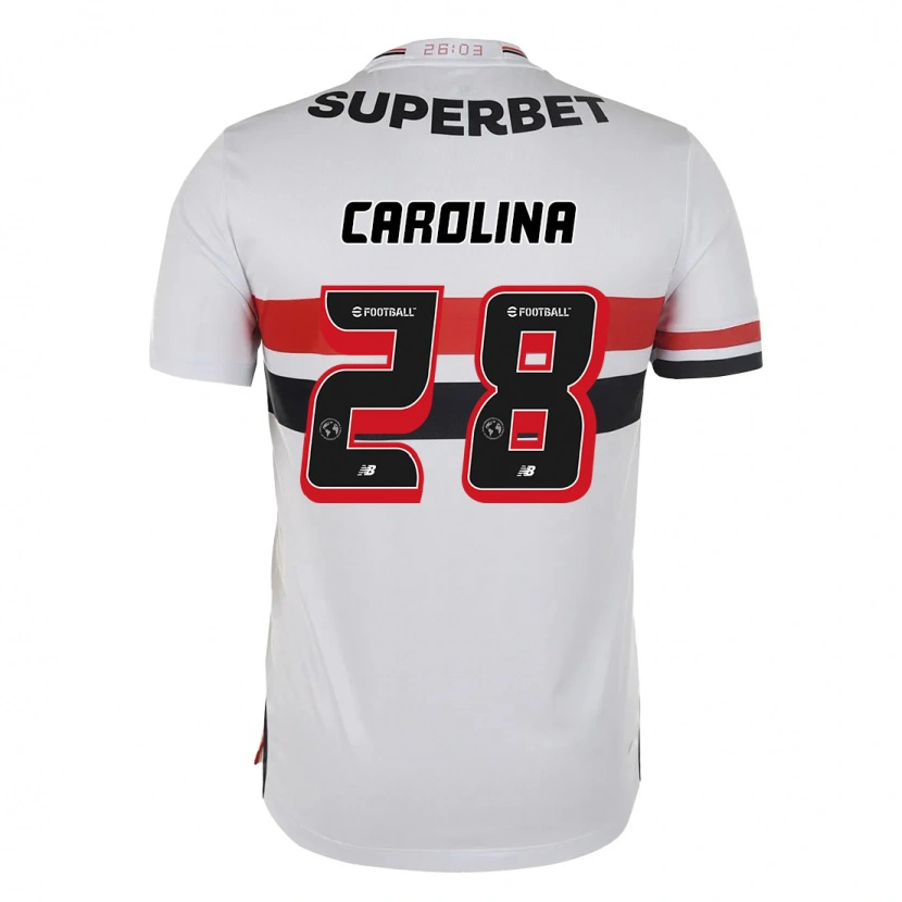 Danxen Homme Maillot Ana Carolina #28 Rouge Noir Blanc Tenues Domicile 2025/26 T-Shirt