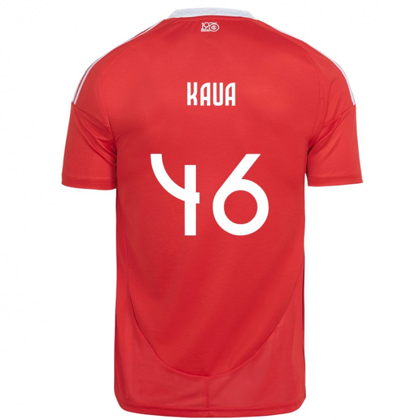 Danxen Homme Maillot Pedro Kauã #46 Rouge Blanc Tenues Domicile 2025/26 T-Shirt