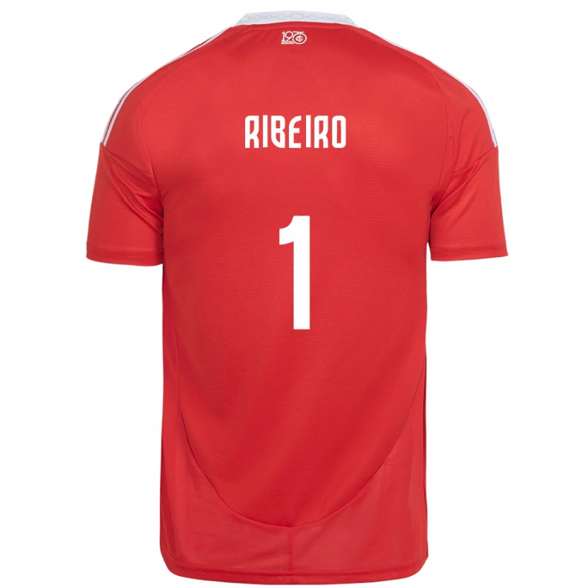 Danxen Homme Maillot Mari Ribeiro #1 Rouge Blanc Tenues Domicile 2025/26 T-Shirt