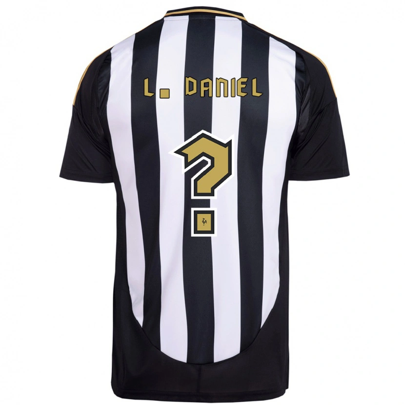Danxen Homme Maillot Lucas Daniel #0 Blanc Noir Tenues Domicile 2025/26 T-Shirt