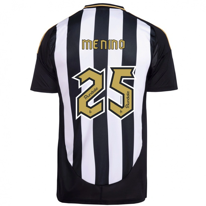 Danxen Homme Maillot Gabriel Menino #25 Blanc Noir Tenues Domicile 2025/26 T-Shirt