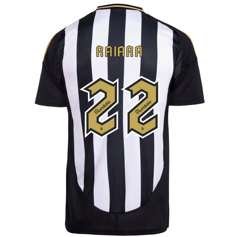 Danxen Homme Maillot Raiara #22 Blanc Noir Tenues Domicile 2025/26 T-Shirt