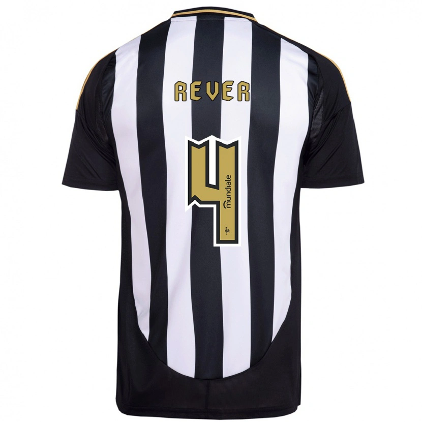 Danxen Homme Maillot Rever #4 Blanc Noir Tenues Domicile 2025/26 T-Shirt