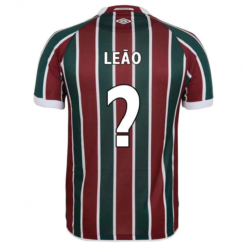 Danxen Homme Maillot Caio Leão #0 Blanc Vert Bordeaux Tenues Domicile 2025/26 T-Shirt