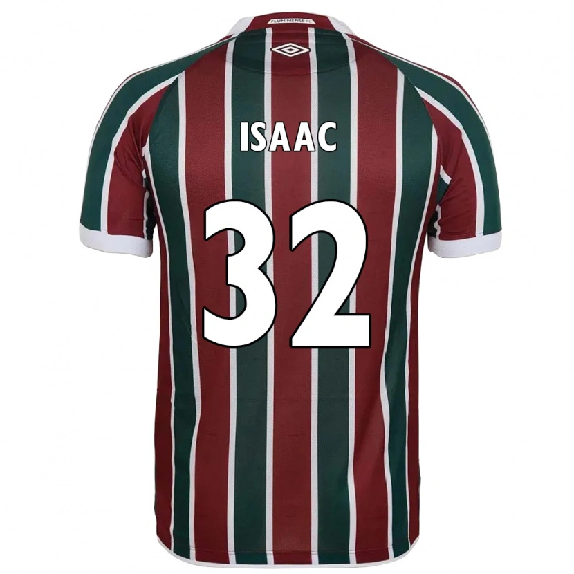 Danxen Homme Maillot Isaac #32 Vert Bordeaux Blanc Tenues Domicile 2025/26 T-Shirt