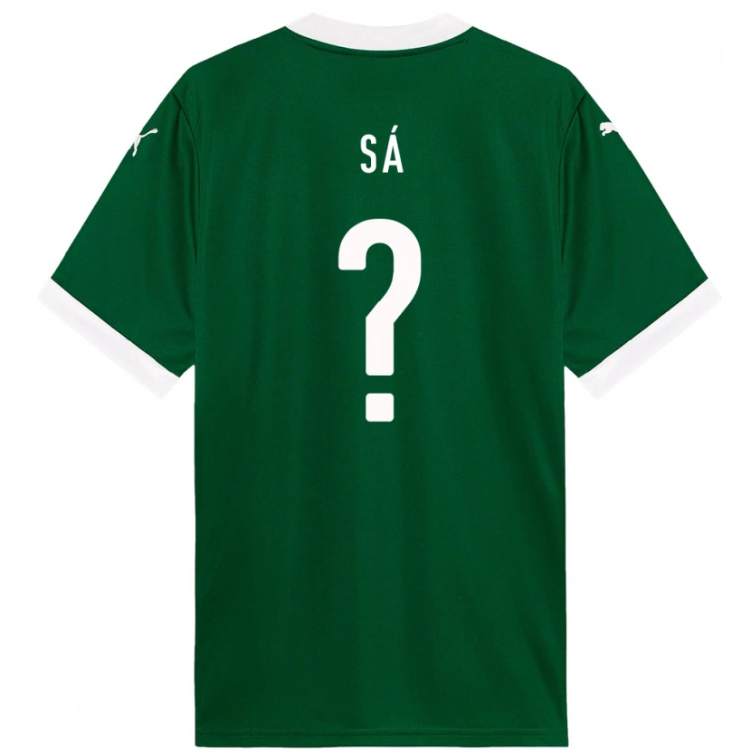 Danxen Homme Maillot Luiz Sá #0 Blanc Vert Tenues Domicile 2025/26 T-Shirt