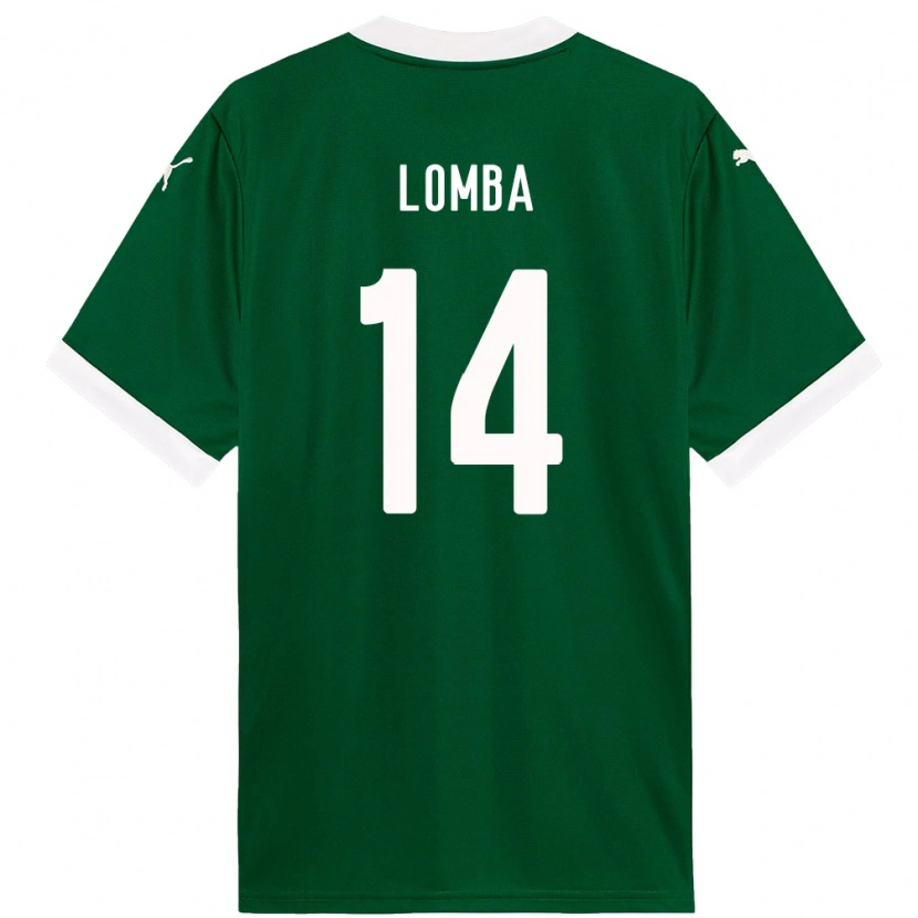 Danxen Homme Maillot Marcelo Lomba #14 Blanc Vert Tenues Domicile 2025/26 T-Shirt