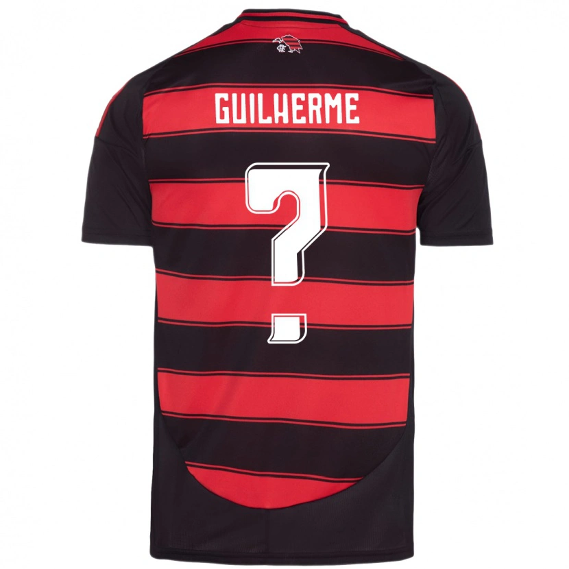 Danxen Homme Maillot Guilherme Gomes #0 Blanc Rouge Tenues Domicile 2025/26 T-Shirt