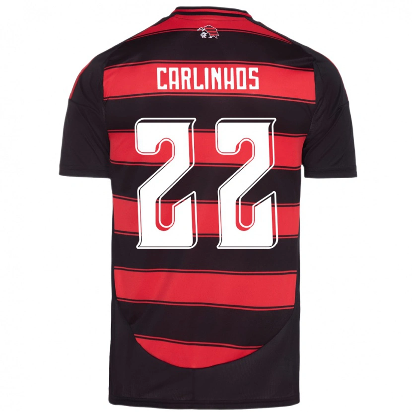 Danxen Homme Maillot Carlinhos #22 Blanc Rouge Tenues Domicile 2025/26 T-Shirt