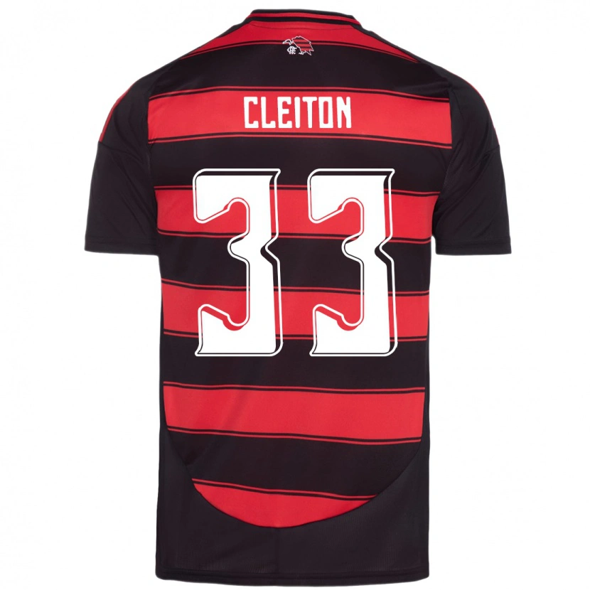 Danxen Homme Maillot Cleiton #33 Blanc Rouge Tenues Domicile 2025/26 T-Shirt