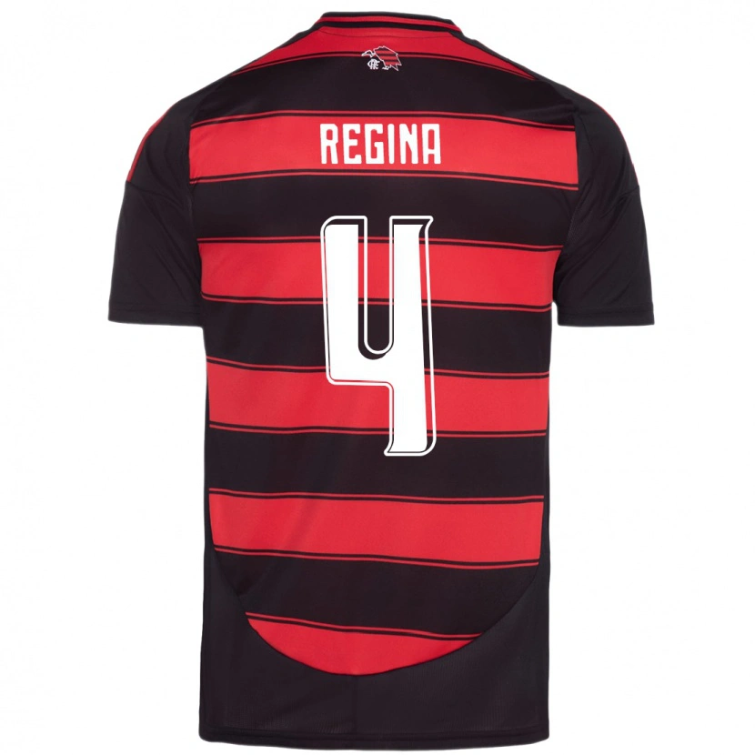 Danxen Homme Maillot Thaís Regina #4 Blanc Rouge Tenues Domicile 2025/26 T-Shirt