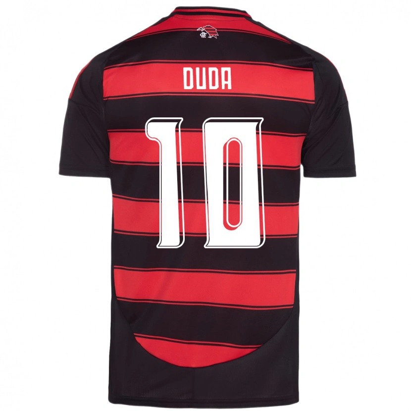 Danxen Homme Maillot Duda Francelino #10 Blanc Rouge Tenues Domicile 2025/26 T-Shirt